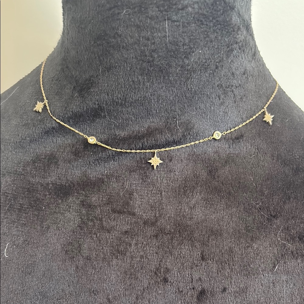 Gold Star Charm Necklace